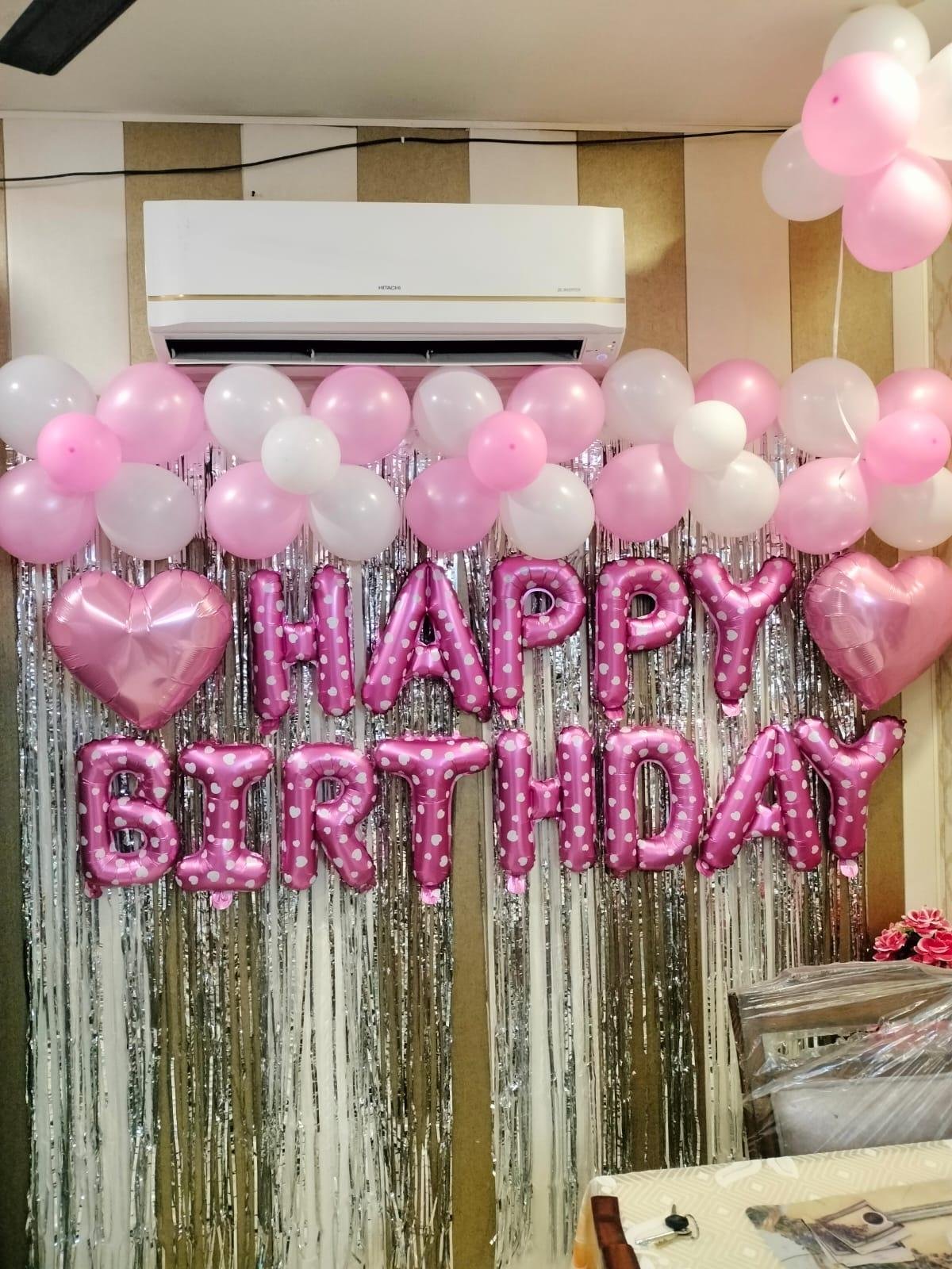 Ladies kitty party balloon decoration